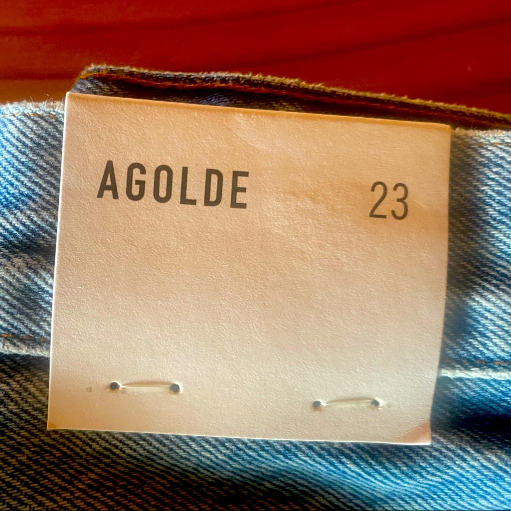 Real Agolde Shorts Size 23 Brand New Never Worn
